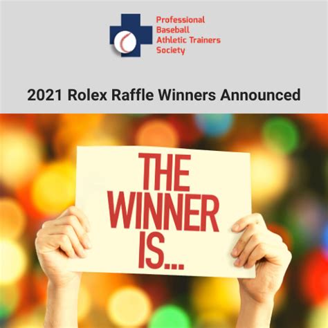 rolex raffle 2021|2021 Rolex Raffle Winners Announced .